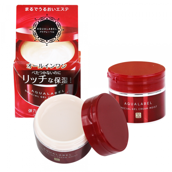 Kem dưỡng da Shiseido Aqualabel 5 in 1 đỏ Nhật Bản 90g